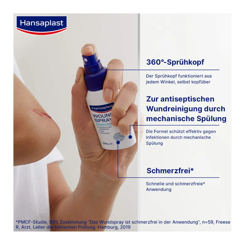 Hansaplast Wundspray zur Wundreinigung, 50 ml