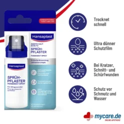Hansaplast Zweite Haut Schutz Sprühpflaster, 40 ml