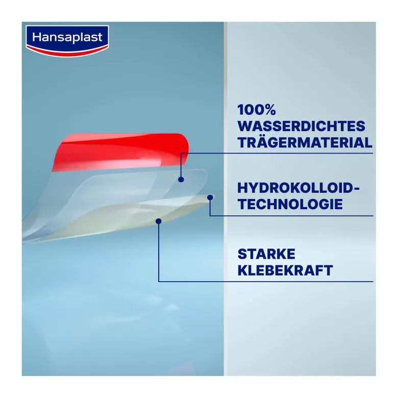 Hansaplast Zweite Haut Schutz Pflaster groß, 3 St