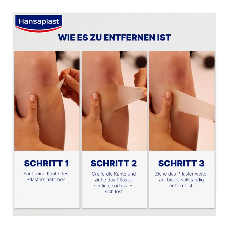Hansaplast Zweite Haut Schutz Pflaster groß, 3 St