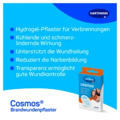Hartmann cosmos Brandwundenpflaster, 8 St