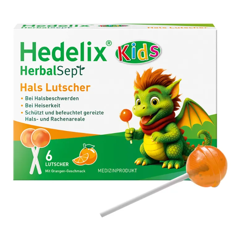 Hedelix HerbalSept Hals Lutscher Kids, 6 St