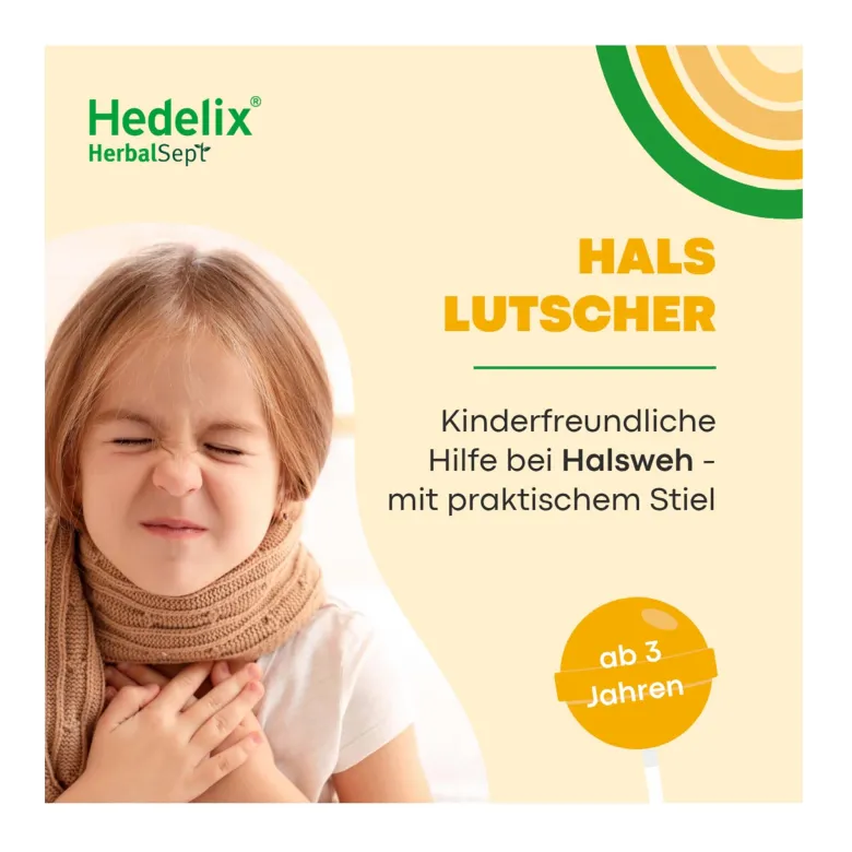 Hedelix HerbalSept Hals Lutscher Kids, 6 St
