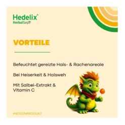 Hedelix HerbalSept Hals Lutscher Kids, 6 St