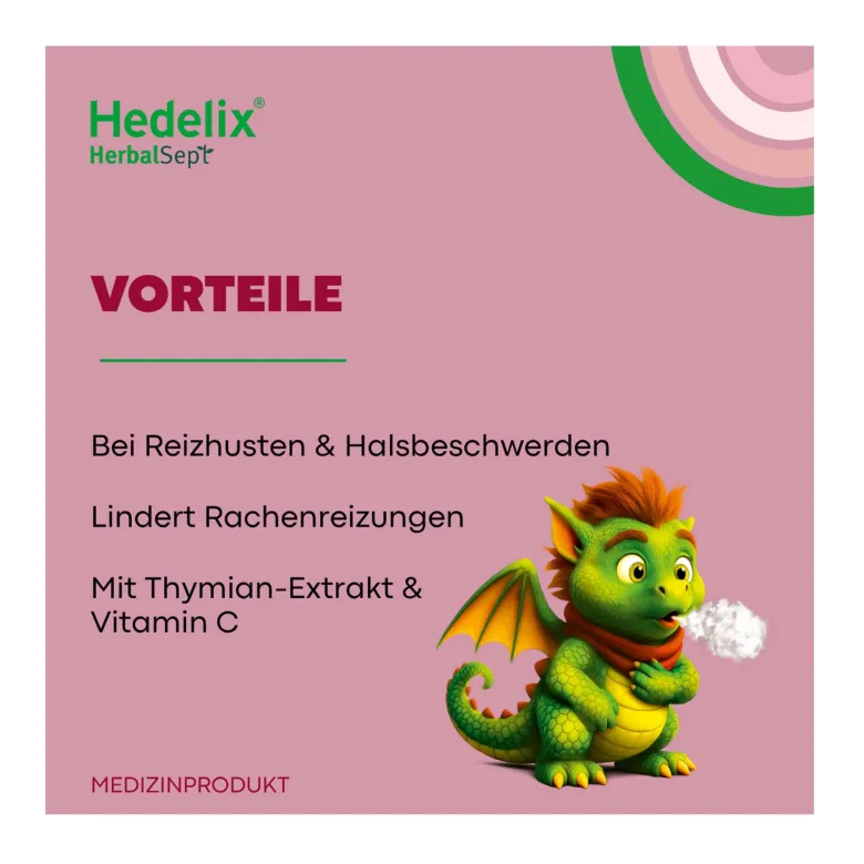 Hedelix HerbalSept Husten Lutscher Kids, 6 St