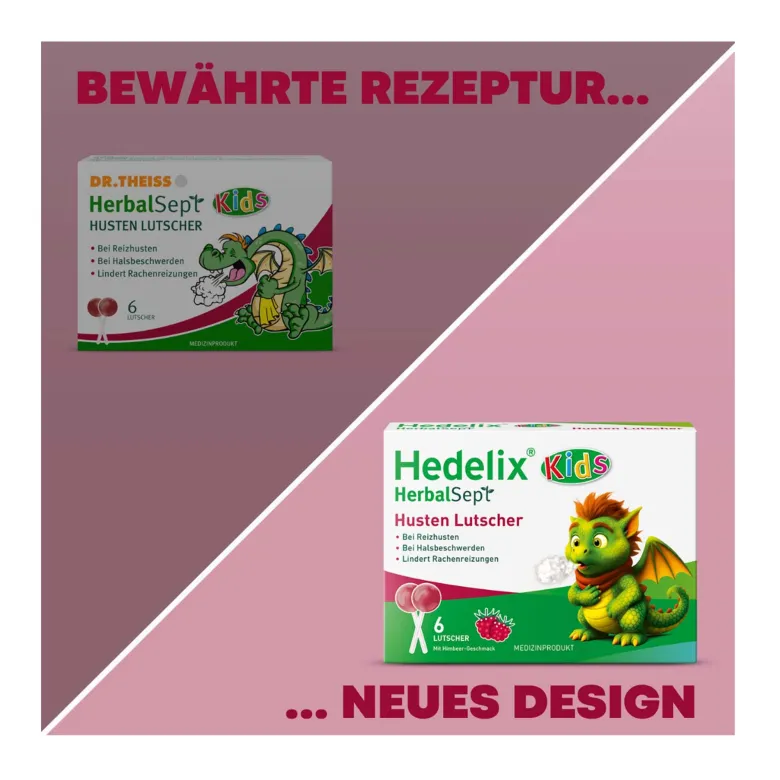 Hedelix HerbalSept Husten Lutscher Kids, 6 St