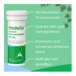 Hedelix Husten-Brausetabletten, 20 St