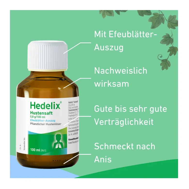Hedelix Hustensaft, 100 ml