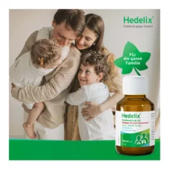 Hedelix Hustensirup mit Himbeer-Kirsch-Geschmack, 100 ml