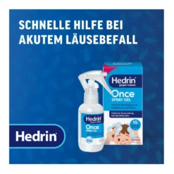 Hedrin Once Spray Gel gegen Kopfläuse und Nissen, 60 ml