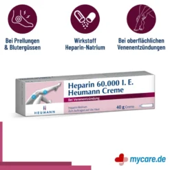Heparin 60.000 I.E. Heumann Creme, 40 g