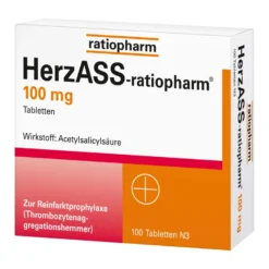 HerzASS-ratiopharm 100 mg Tabletten, 100 St
