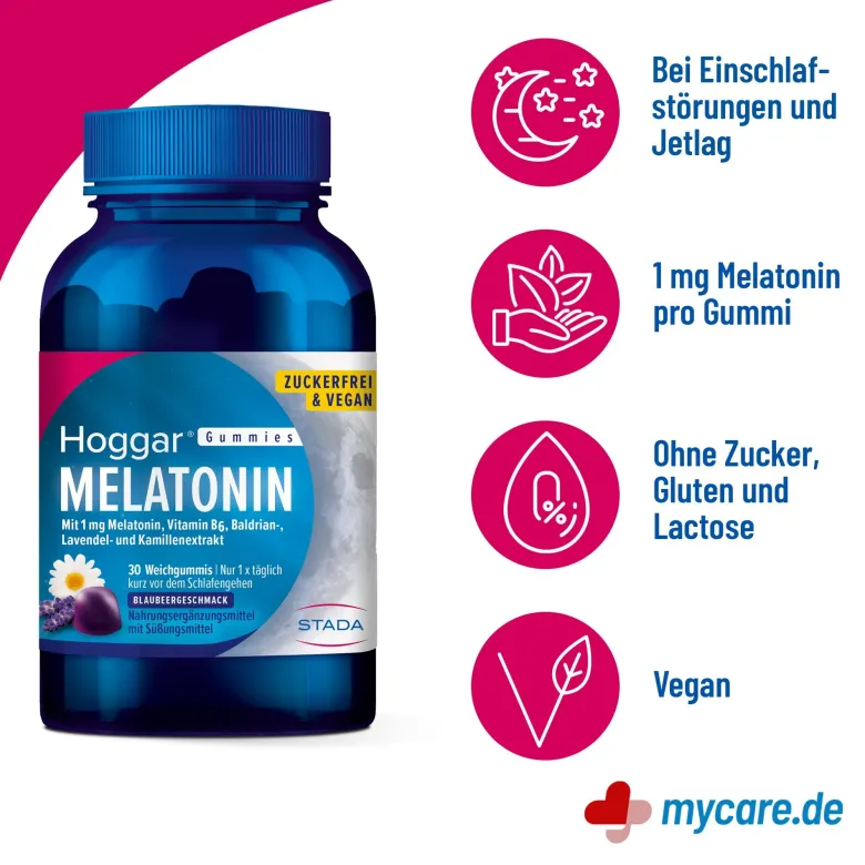 Hoggar Melatonin Gummies, 30 St