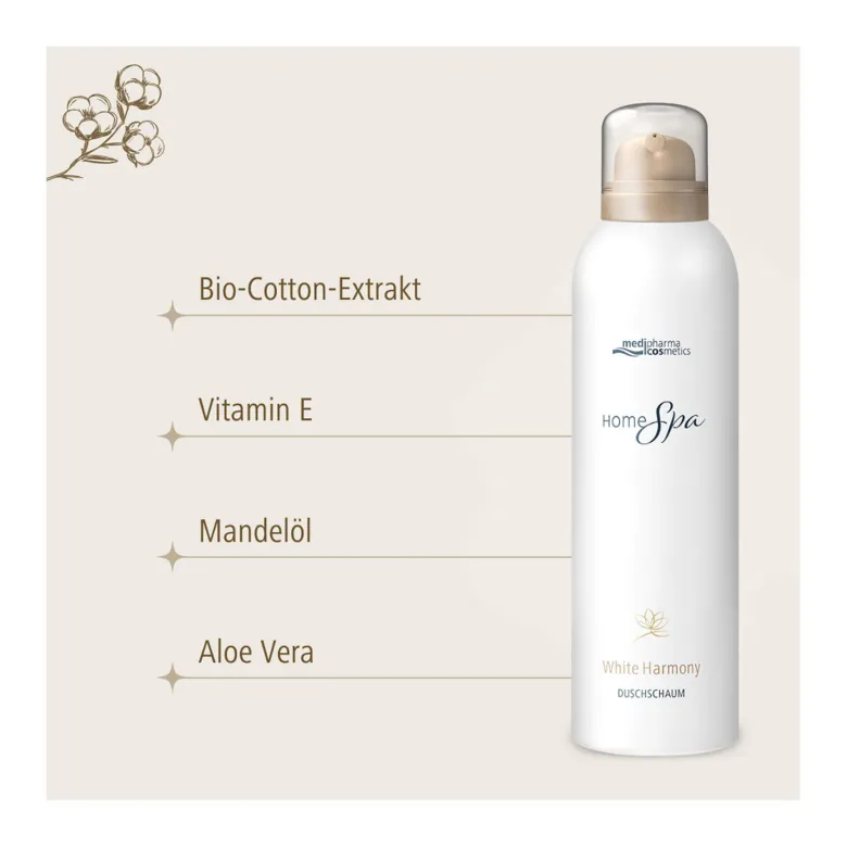 Home Spa White Harmony Duschschaum, 200 ml