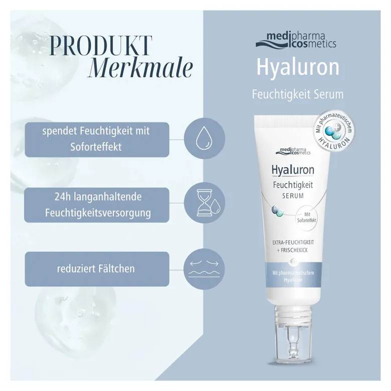 Hyaluron Feuchtigkeitsserum, 30 ml