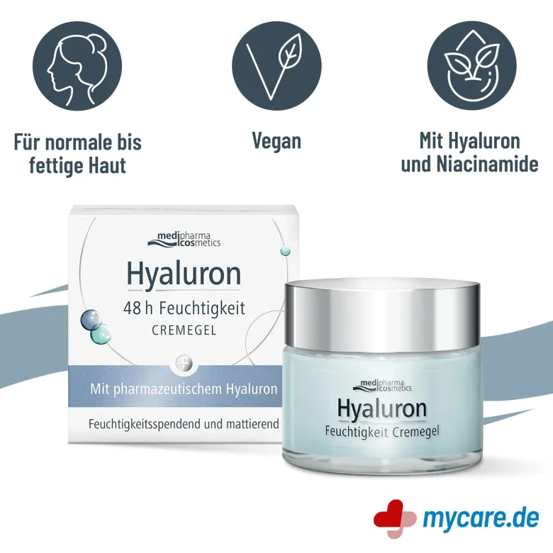 Hyaluron 48h Feuchtigkeit Cremegel, 50 ml