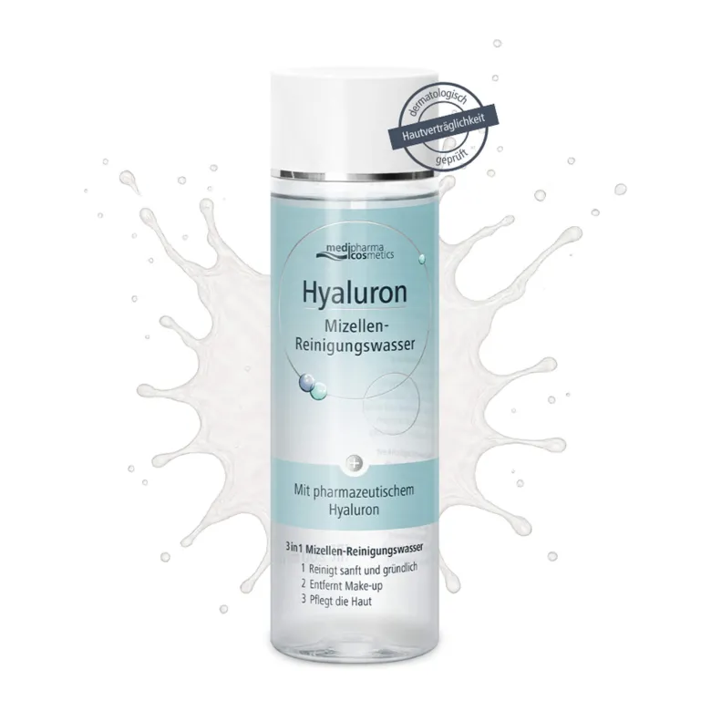 Hyaluron 3 in 1 Mizellen-Reinigungswasser, 200 ml