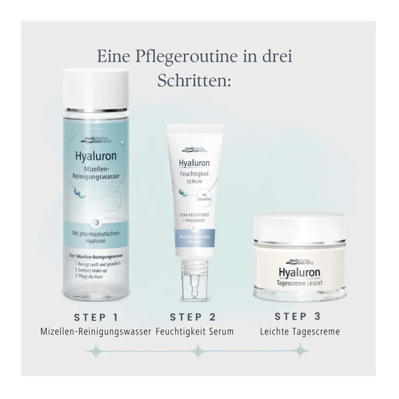 Hyaluron 3 in 1 Mizellen-Reinigungswasser, 200 ml