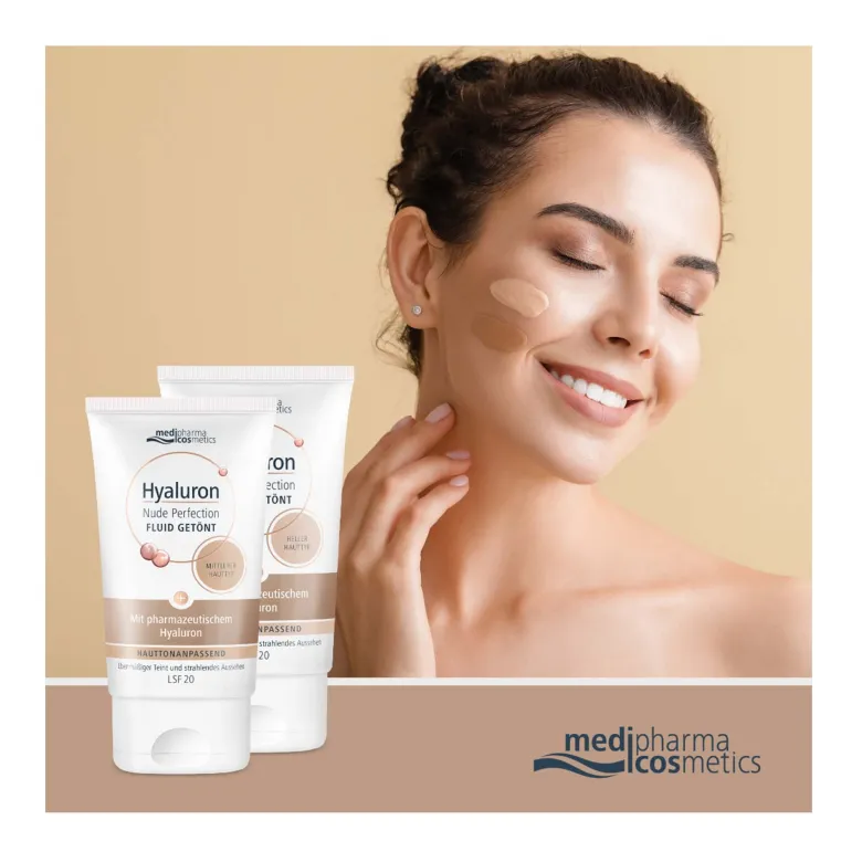 Hyaluron Nude Perfection getöntes Fluid LSF 20 medi., 50 ml