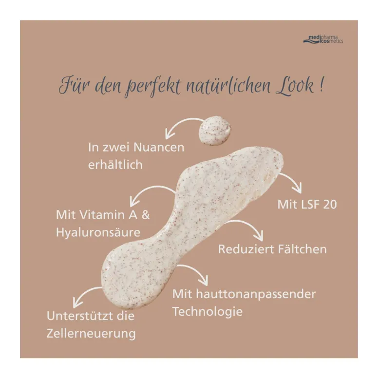 Hyaluron Nude Perfection Getöntes Fluid LSF 20 hell, 50 ml