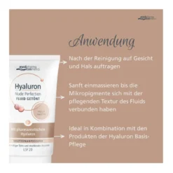 Hyaluron Nude Perfection Getöntes Fluid LSF 20 hell, 50 ml