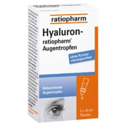 Hyaluron-ratiopharm Augentropfen, 2X10 ml