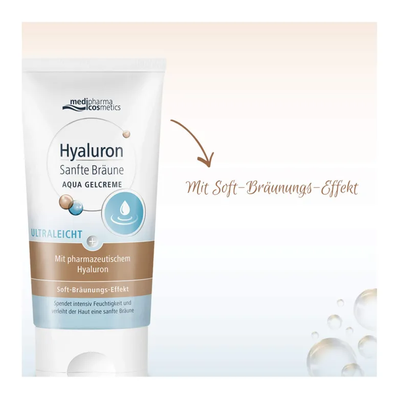 Hyaluron Sanfte Bräune Aqua Gelcreme, 150 ml
