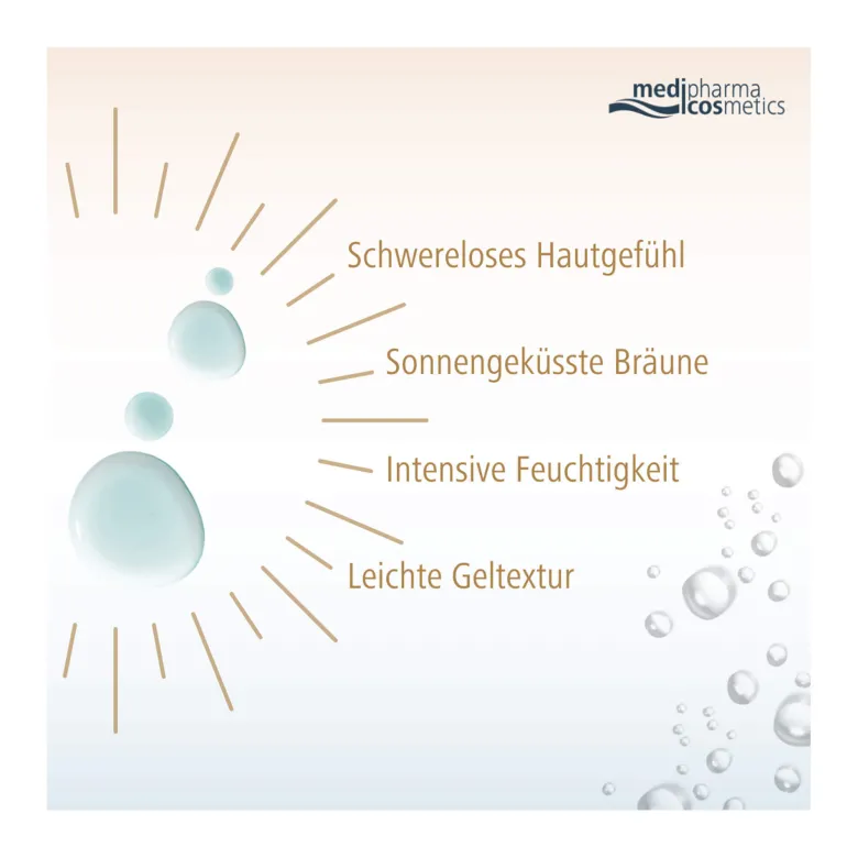 Hyaluron Sanfte Bräune Aqua Gelcreme, 150 ml