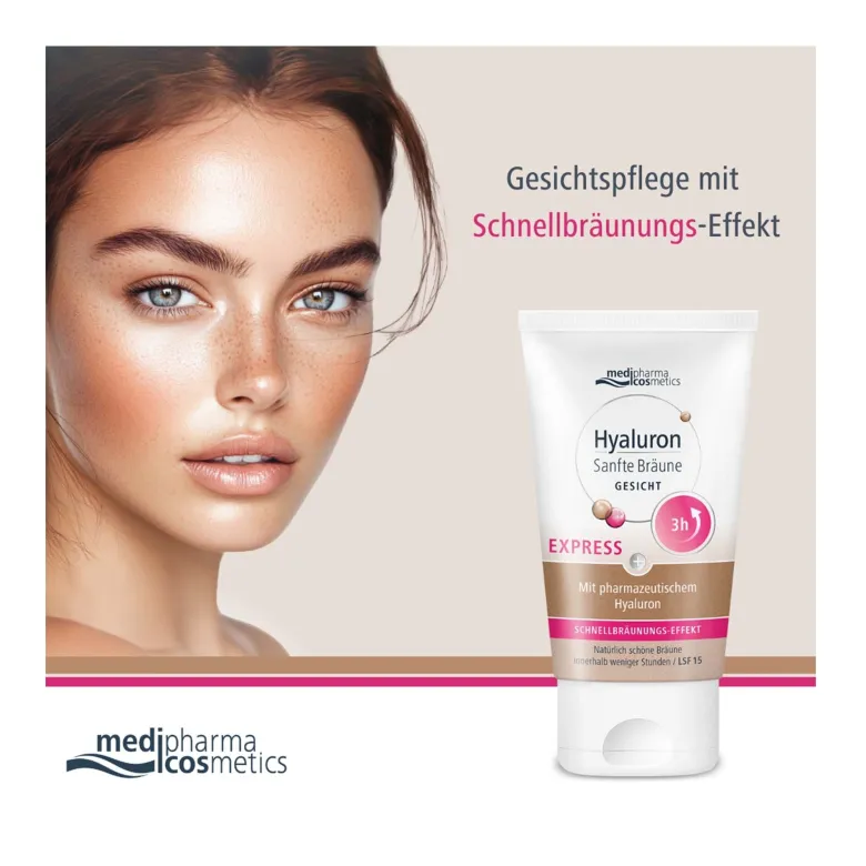 Hyaluron Sanfte Bräune Gesichtspflege Express, 30 ml