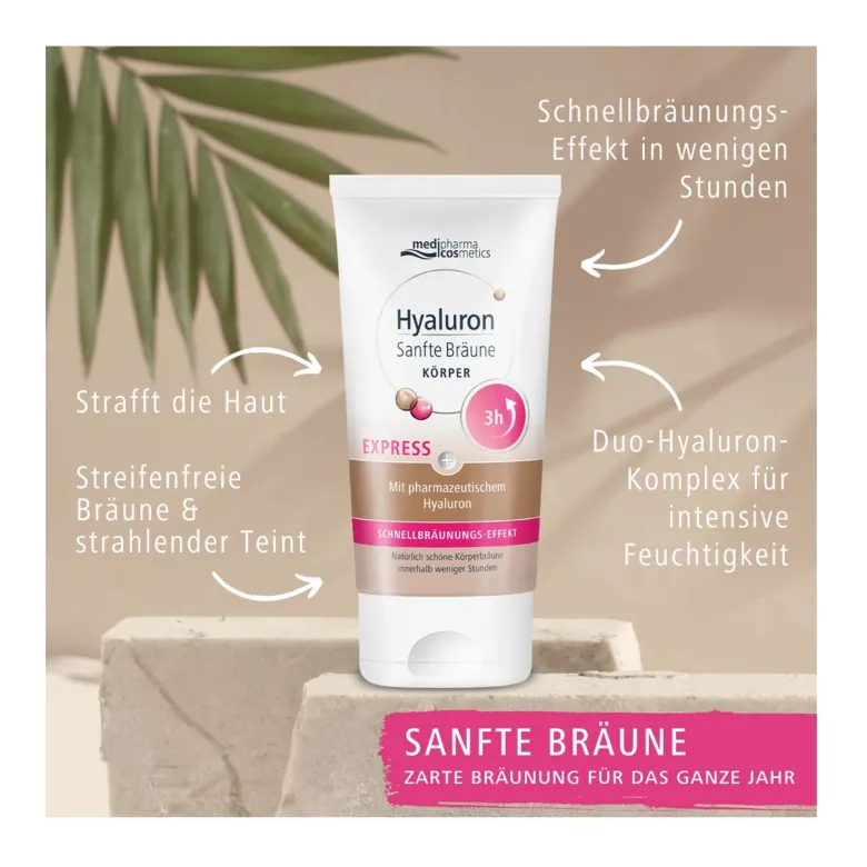 Hyaluron Sanfte Bräune Körperpflege Express, 150 ml
