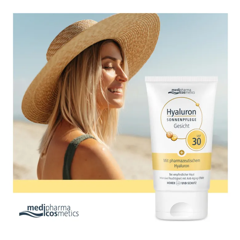 Hyaluron Sonnenpflege Gesicht LSF 30, 50 ml