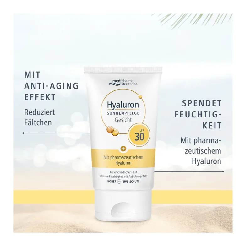 Hyaluron Sonnenpflege Gesicht LSF 30, 50 ml