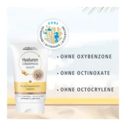 Hyaluron Sonnenpflege Gesichtcreme LSF 50+ getönt, 50 ml