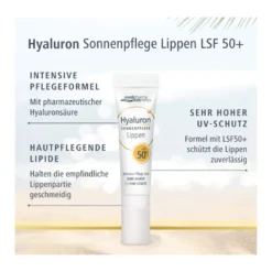 Hyaluron Sonnenpflege Lippen LSF 50+, 7 ml