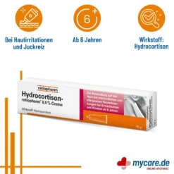Hydrocortison ratiopharm 0,5%, Creme, 15 g