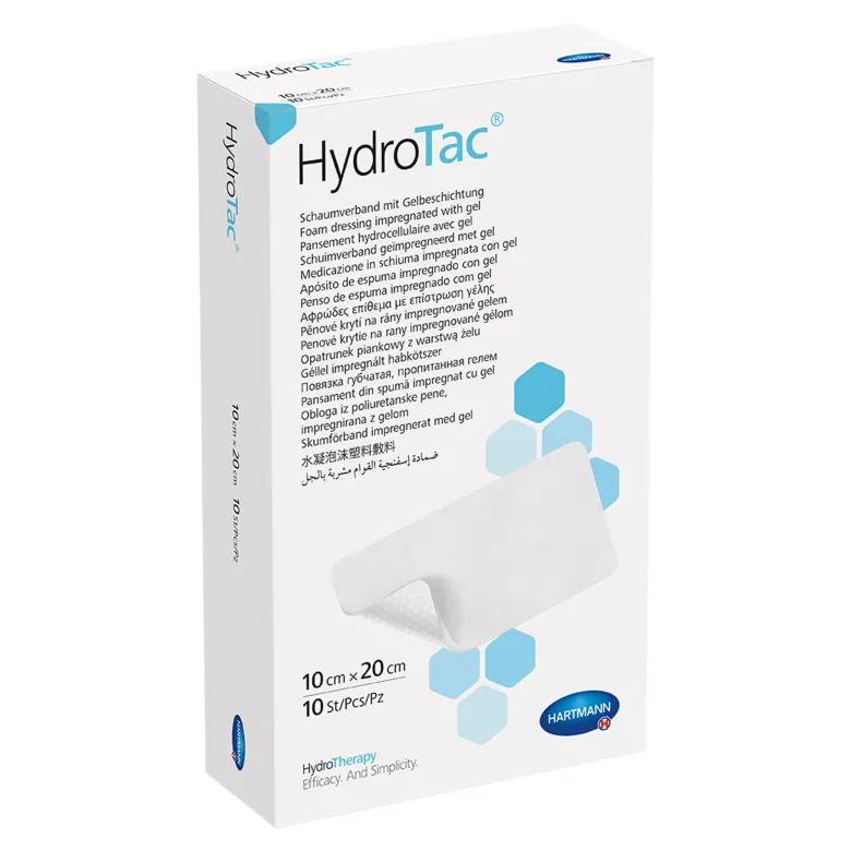 HydroTac Schaumverband 10 x 20 cm steril, 10 St