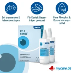 Hylo Comod Augentropfen, 2x10 ml