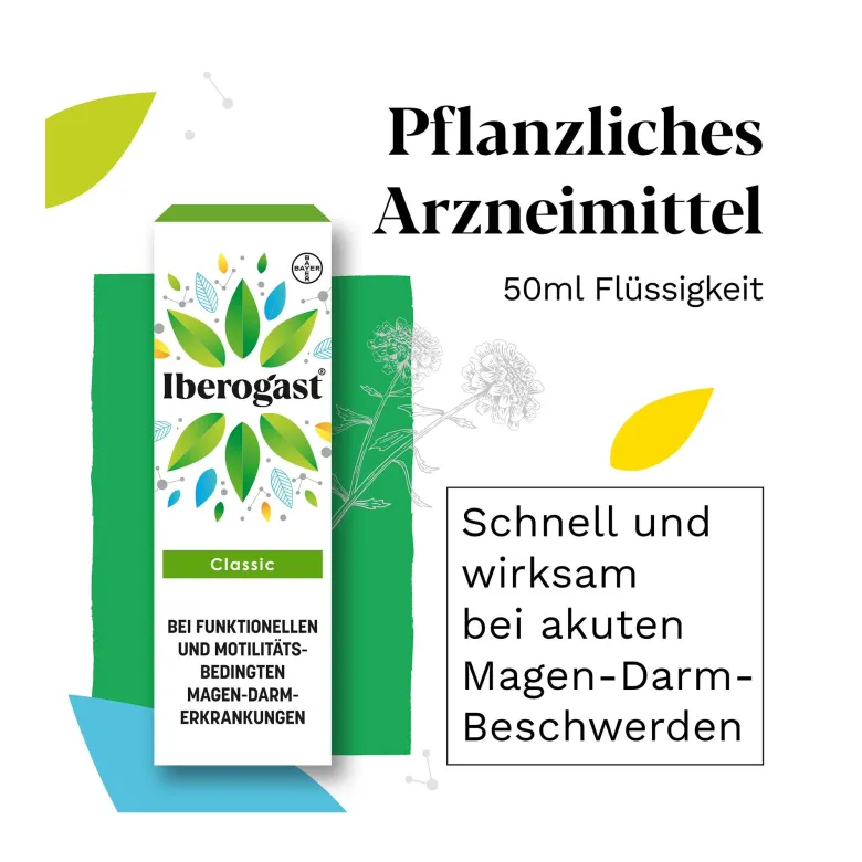 Iberogast Classic - bei akuten Magen-Darm-Beschwerden, 50 ml