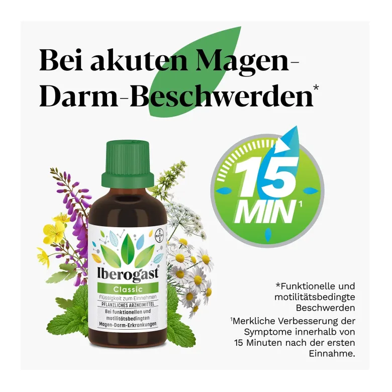 Iberogast Classic - bei akuten Magen-Darm-Beschwerden, 50 ml