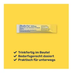 Ibubeta 200 mg Suspension zum Einnehmen im Beutel, 20 St