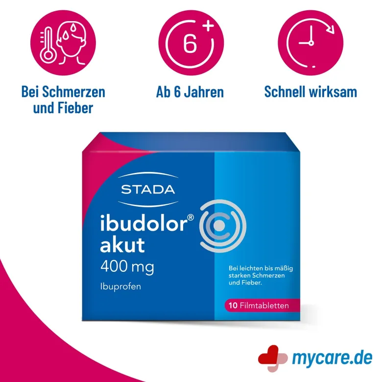 Ibudolor akut 400 mg Filmtabletten, 10 St