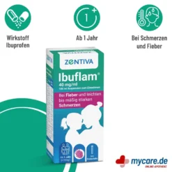Ibuflam 40 mg/ml Suspension zum Einnehmen, 100 ml