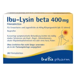 Ibu-Lysin beta 400 mg Filmtabletten, 20 St
