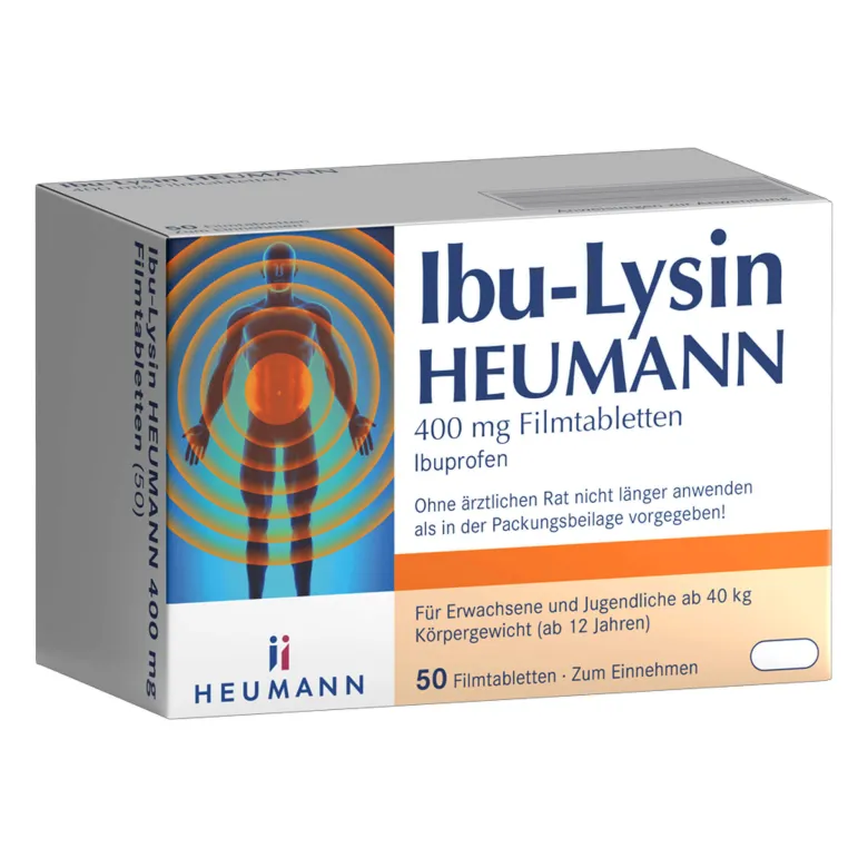 Ibu-Lysin Heumann 400 mg Filmtabletten, 50 St