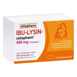 IBU-LYSIN ratiopharm 400 mg Filmtabletten, 50 St