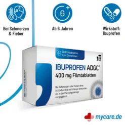 Ibuprofen Adgc 400 mg Filmtabletten, 50 St