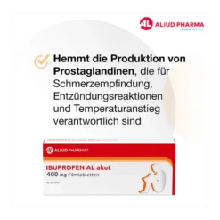Ibuprofen AL akut 400 mg Filmtabletten, 50 St