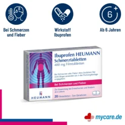 Ibuprofen HEUMANN Schmerztabletten 400 mg, 20 St