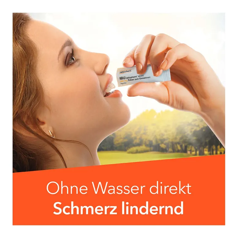 IBU-ratiopharm direkt 400 mg Pulver zum Einnehmen, 20 St