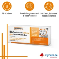 IBU-ratiopharm 200 mg akut Schmerztabletten, 20 St